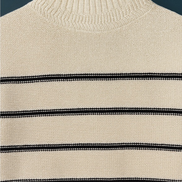 Etcetera’s Striped Cozy Mock Neck Sweater / NWT / MSRP $195 / Size M - Picture 4 of 6
